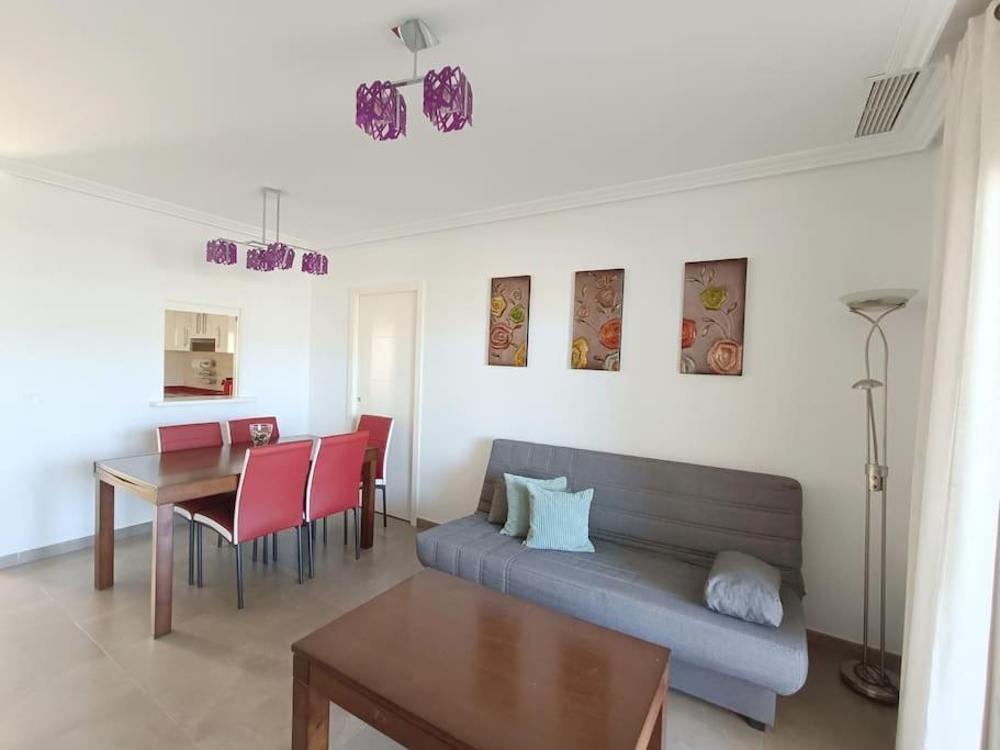 Mar Y Sal 12 Suites, Gran Terraza Con Vistas Al Mar, 2 Hab, Garaje Y Piscina Roquetas de Mar Eksteriør bilde